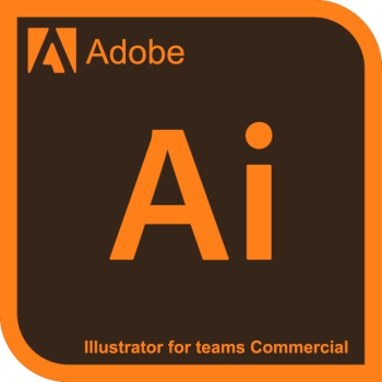 Adobe Illustrator for teams Commercial English (Month)