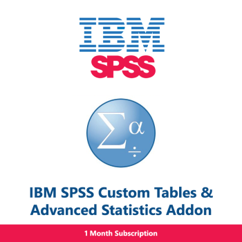 IBM SPSS Custom Tables & Advanced Statistics Addon (Month)